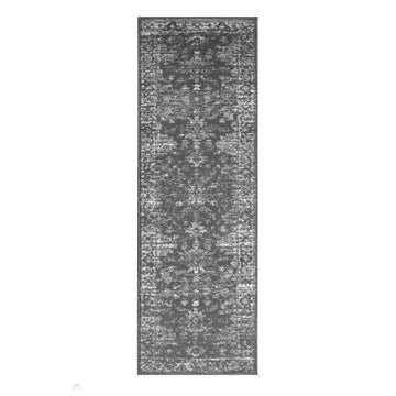 Maestro New Trad Charcoal Runner-Melrose-Rug Love - The Most Loved Rug Store